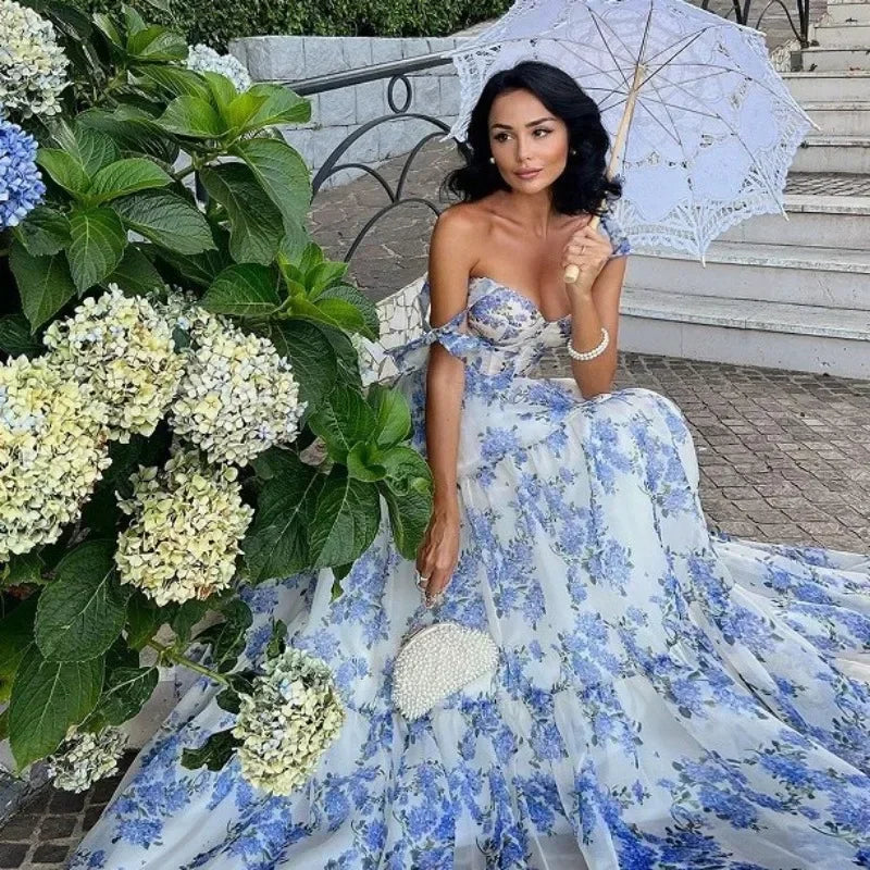Blue Evening Dress