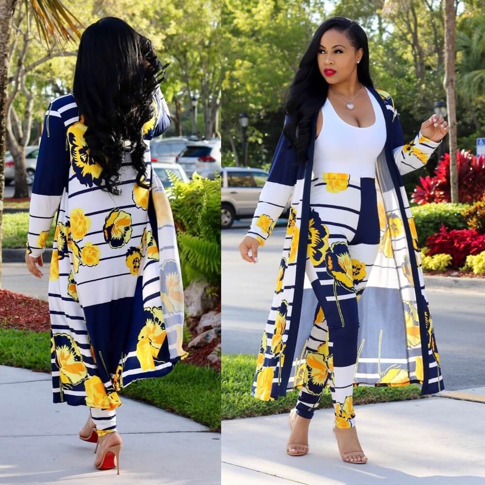 Ladies' Kimono Set with Trousers – Yasmin