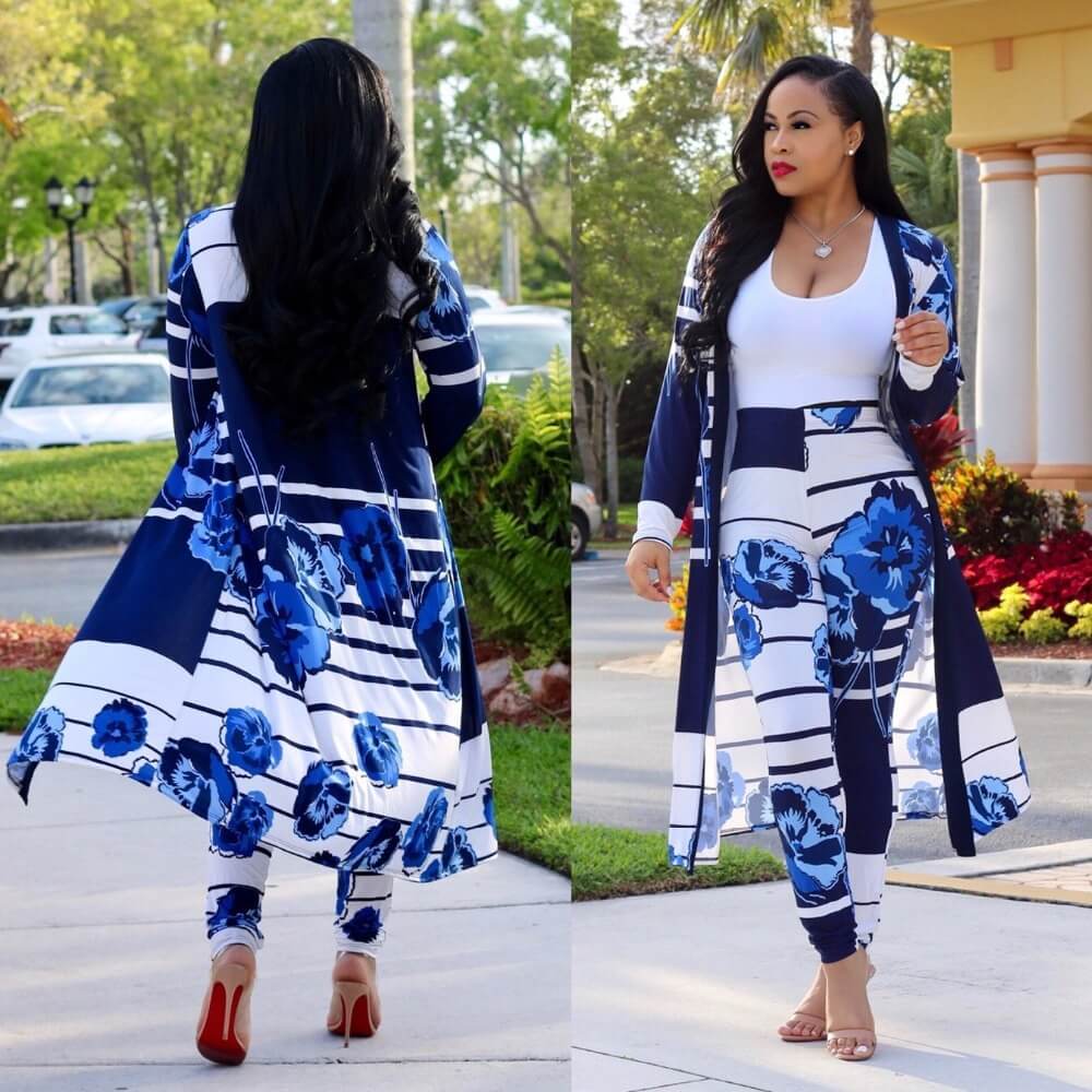 Ladies' Kimono Set with Trousers – Yasmin
