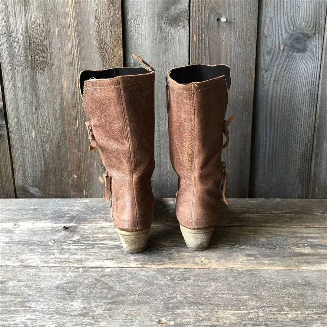 Ladies' Leather Autumn Boots – Sigrid