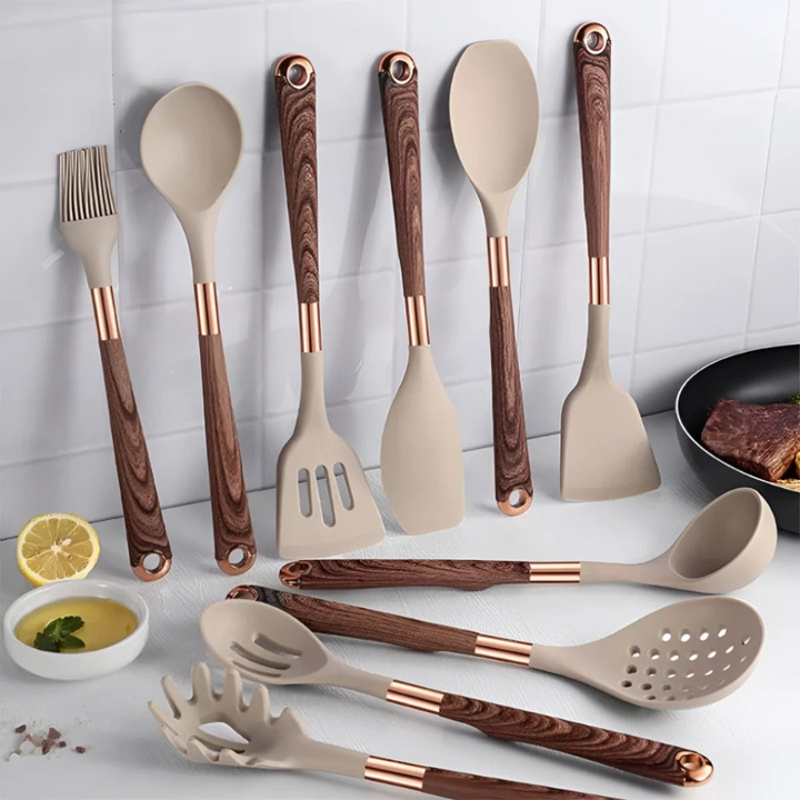 10-Piece Cooking Utensil Set - PrepAura