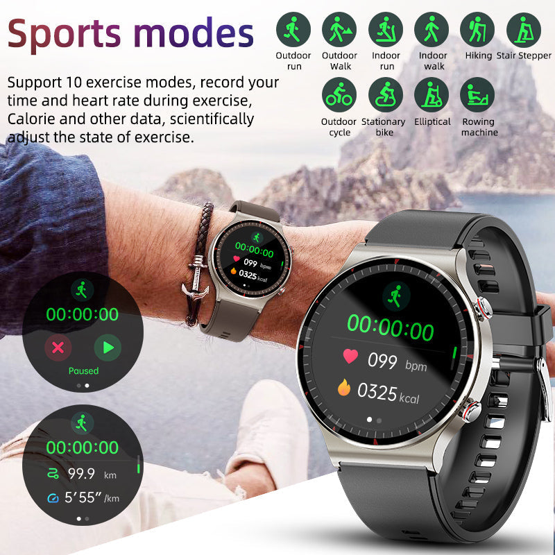 EKG smartwatch with blood oxygen and heart rate sensor – CardioTrack