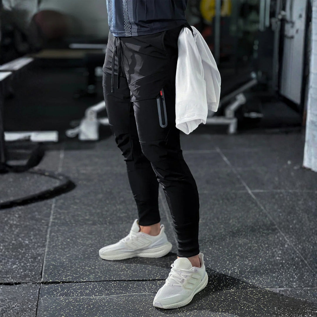 Men's Sports Trousers with Stretch and Pockets – Dario