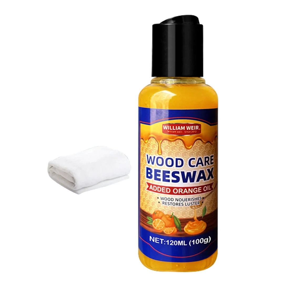 Single polish bottle with a small folded white cloth beside it on a white background 14