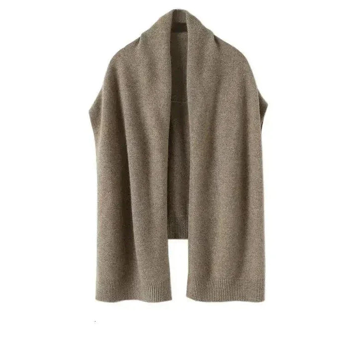 Ladies' knitted cape made of soft material – Lorena