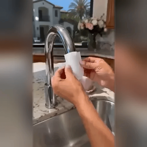Slip-On Faucet Filter Covers - Pack of 50 with 10 Bands 2