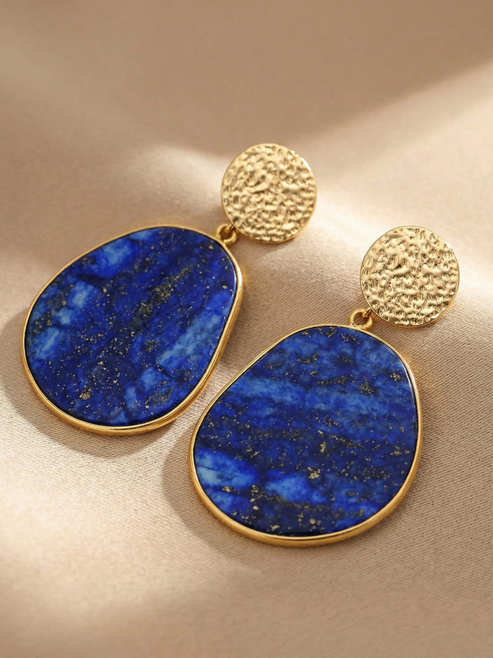 Protective Earrings - Celestial Lapis