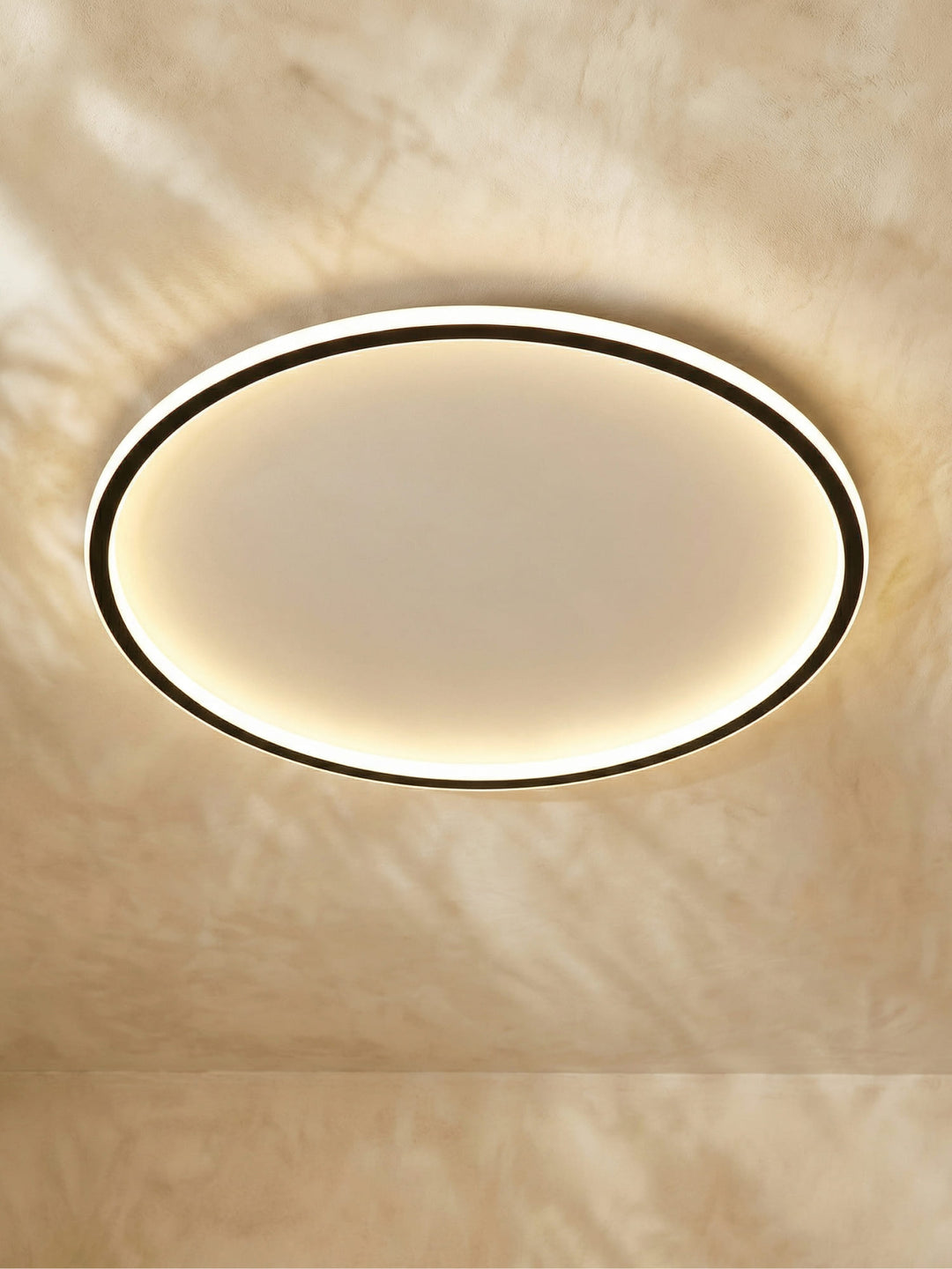 Scandinavian Round Ceiling Lamp - AuroraSphere