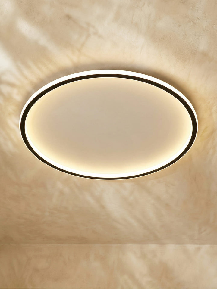 Scandinavian Round Ceiling Lamp - AuroraSphere