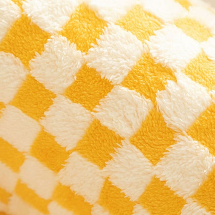 2-in-1 Cat Tunnel Bed - FurryFun-Yellow-S-Nora Luxe