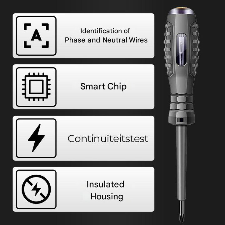2-in-1 Screwdriver and Voltage Detector – SparkPro-Crosshead-Nora Luxe