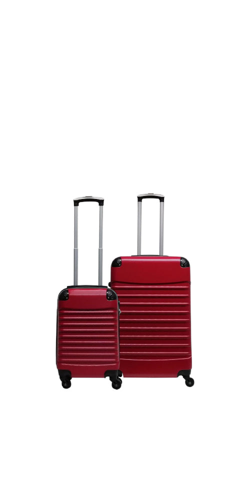 2-piece hard shell suitcase set – Siena Rosso-Nora Luxe