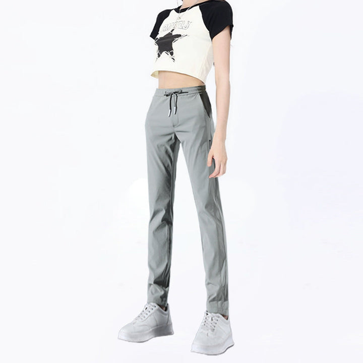 2025 New Models Unisex Quick-Dry Stretch Trousers-Light green (Female)-M-Nora Luxe
