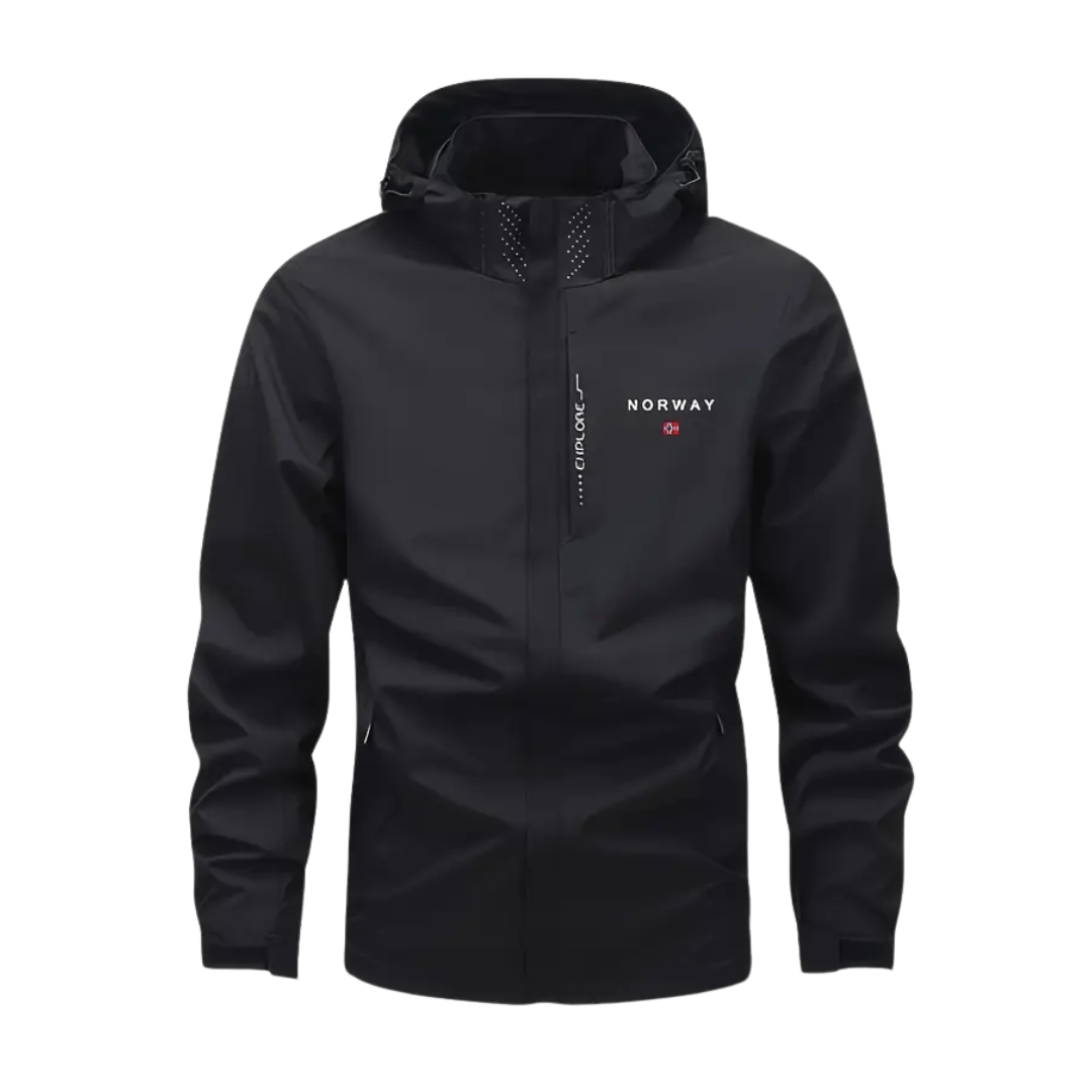 Men's outdoor jacket lightweight & breathable with removable hood – Elian