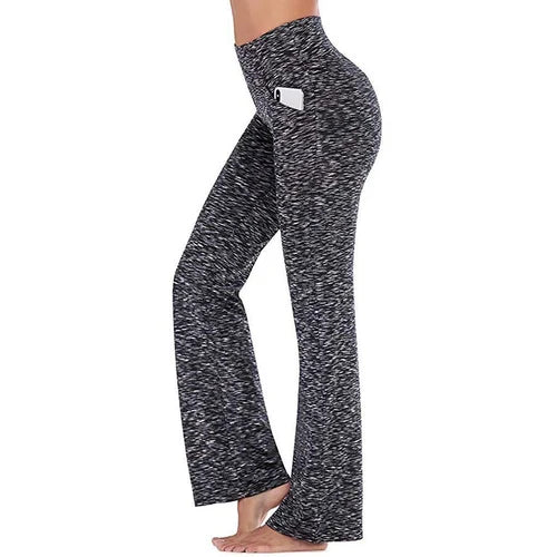 Ladies' yoga trousers with high waist – Selina