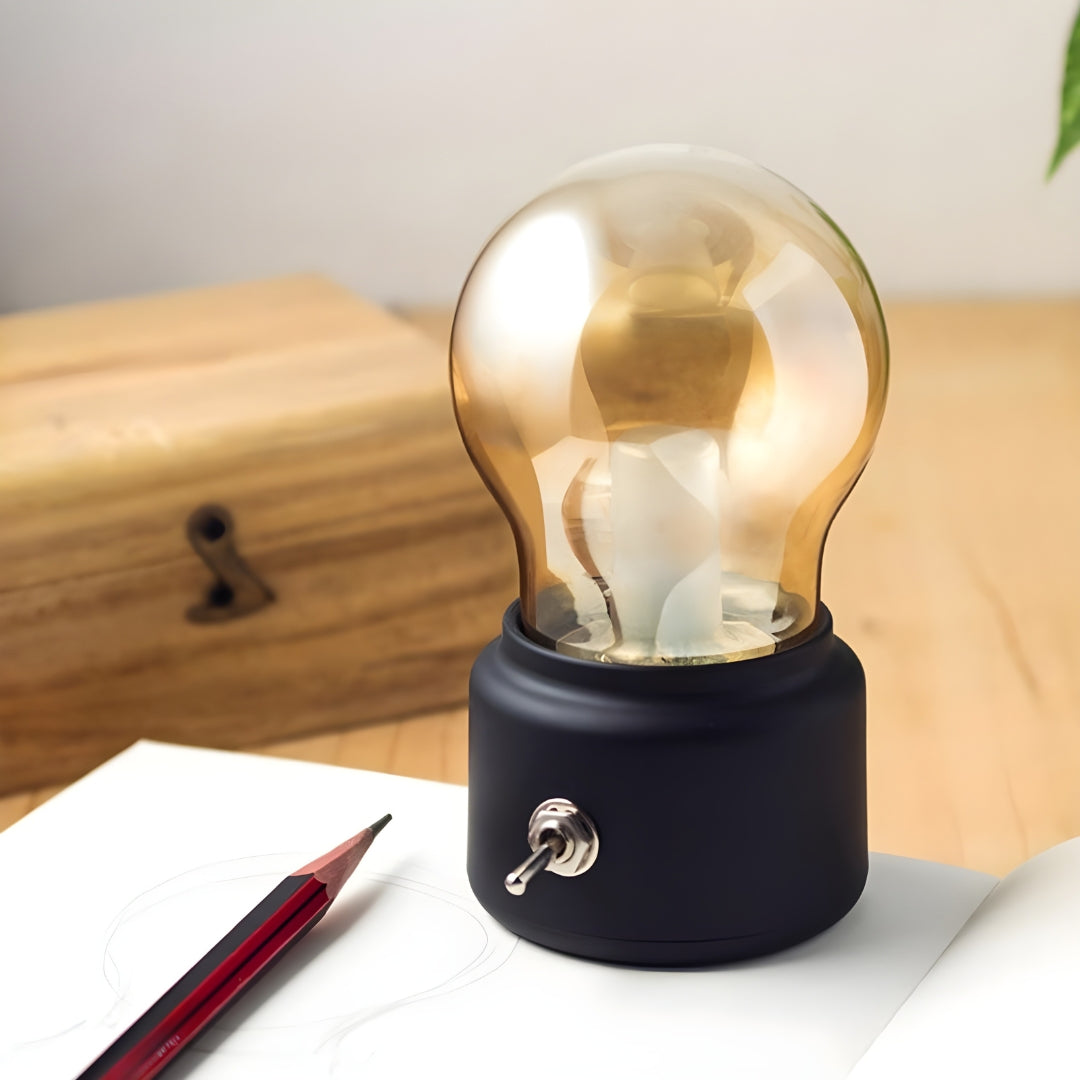 Portable Retro Table Lamp - LumiRetro