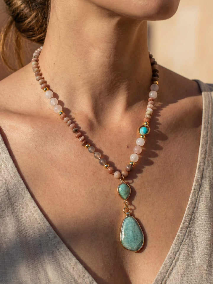 Deeply Cleansing Pastel Mala Necklace - Aurielle
