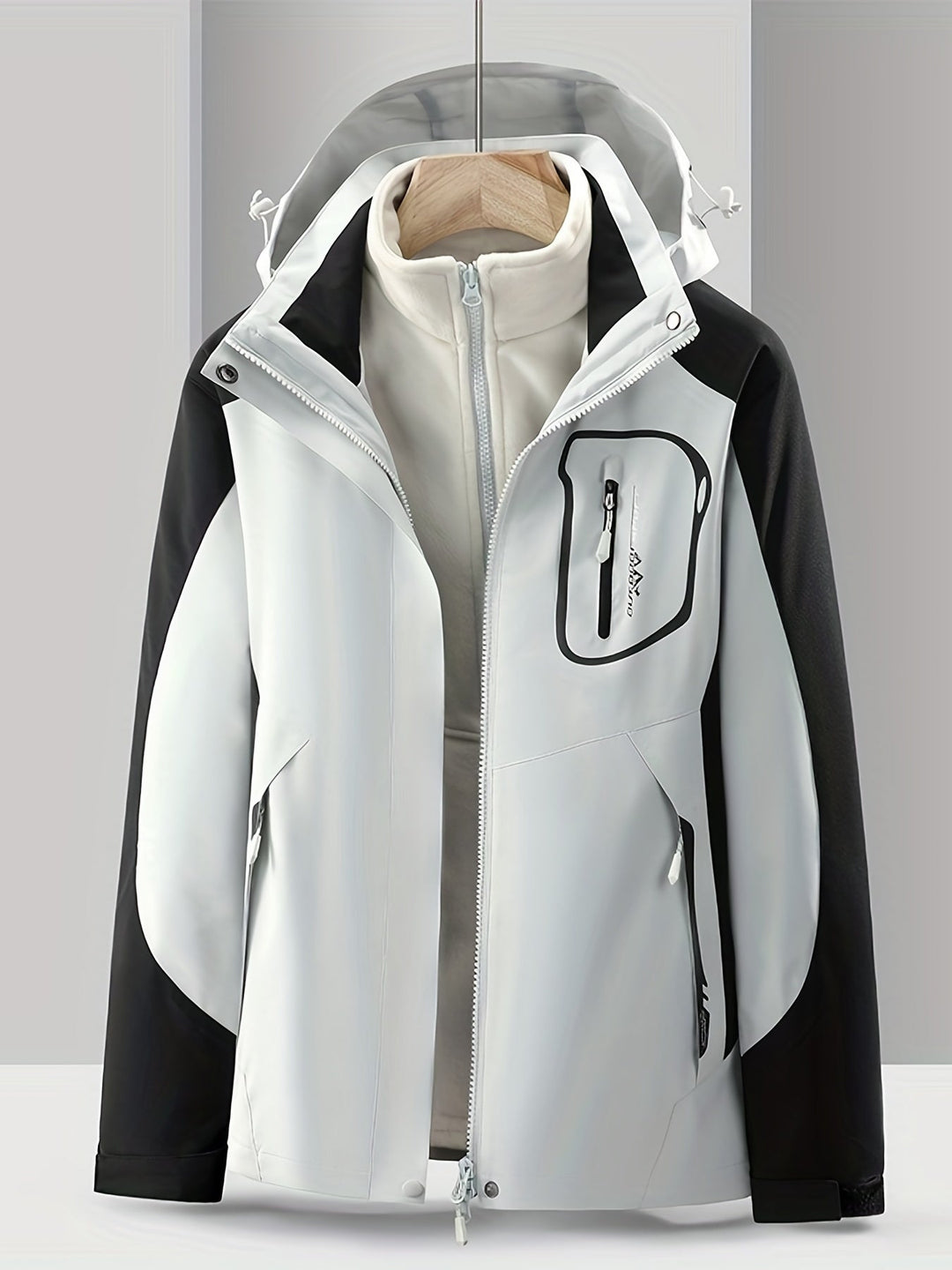 3-in-1 Waterproof Jacket - Nora-Gray-XS-Nora Luxe