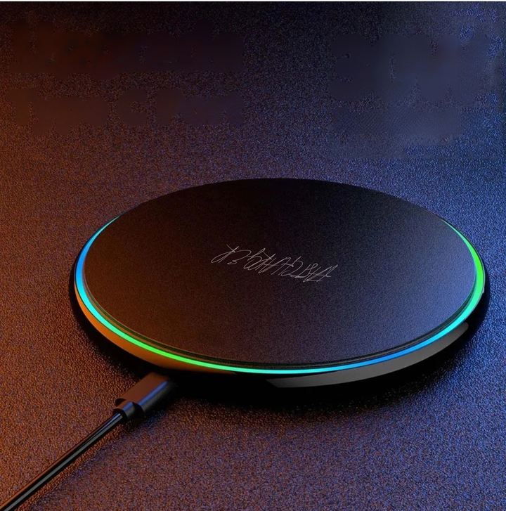 30W WIRELESS FAST CHARGER FOR IPHONE & OTHER DEVICES | INDUCTION CHARGING PAD-White without Cable-Nora Luxe