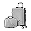 2-Piece ABS Hard Shell Luggage Set with TSA Lock & 360° Spinner Wheels