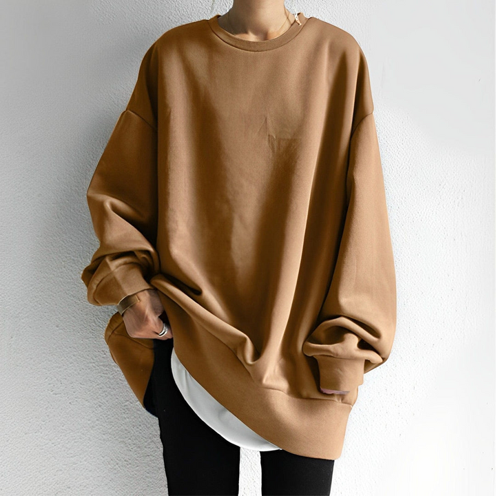 Ladies' Oversized Sweater with Textured Design – Anneliesae