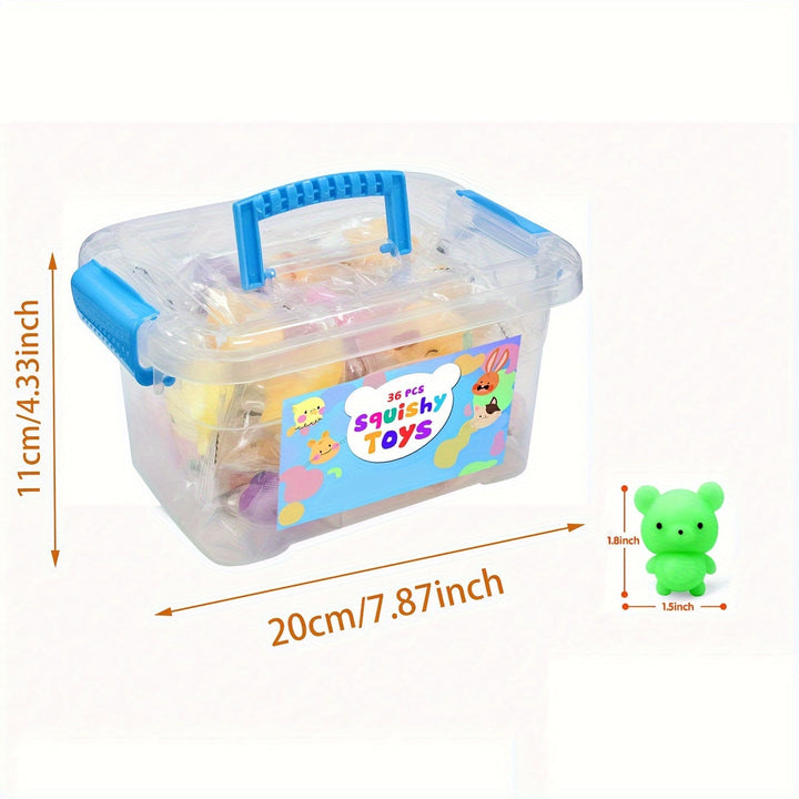 36 Cute Squishy Animal Toys - Kawaii Squeeze Toys-Nora Luxe
