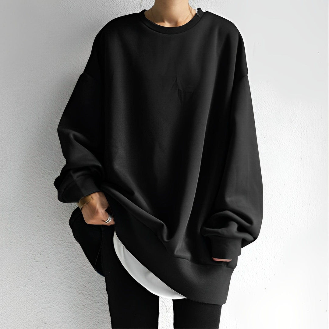 Ladies' Oversized Sweater with Textured Design – Anneliesae