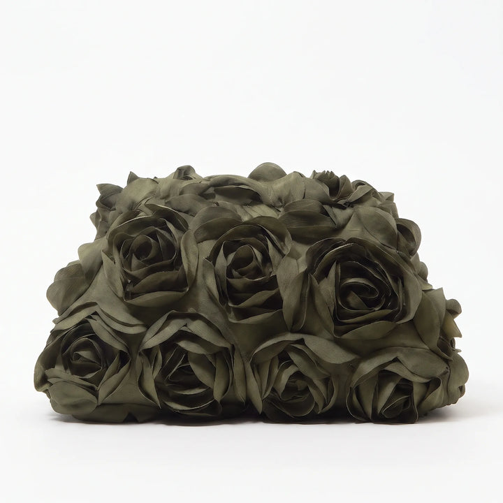 3D Floral Evening Clutch Bag - Floralia