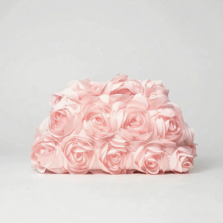 3D Floral Evening Clutch Bag - Floralia