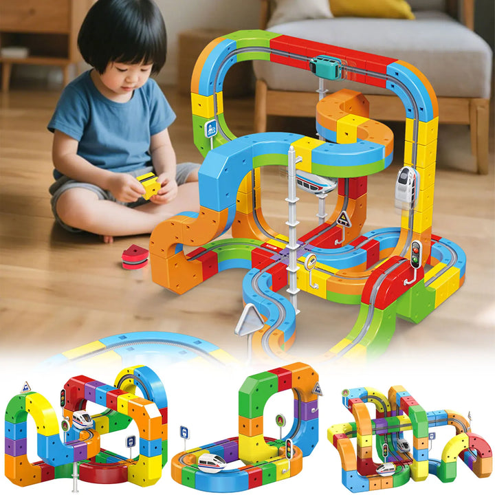 3D Flexible Railway Building Kit - Zoomdex