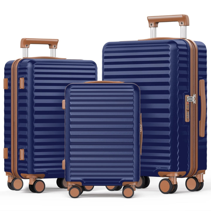 Hard Shell Suitcase Set – Monaco Skyline