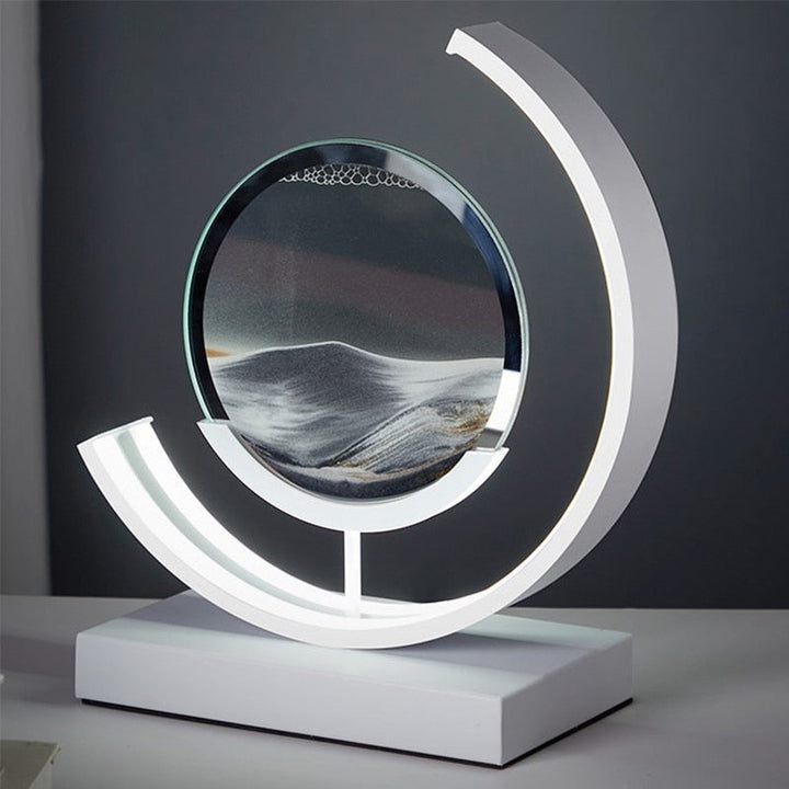 3D Sand Shell Table Lamp - Abyss-Green-Black-Nora Luxe