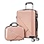 2-Piece ABS Hard Shell Luggage Set with TSA Lock & 360° Spinner Wheels