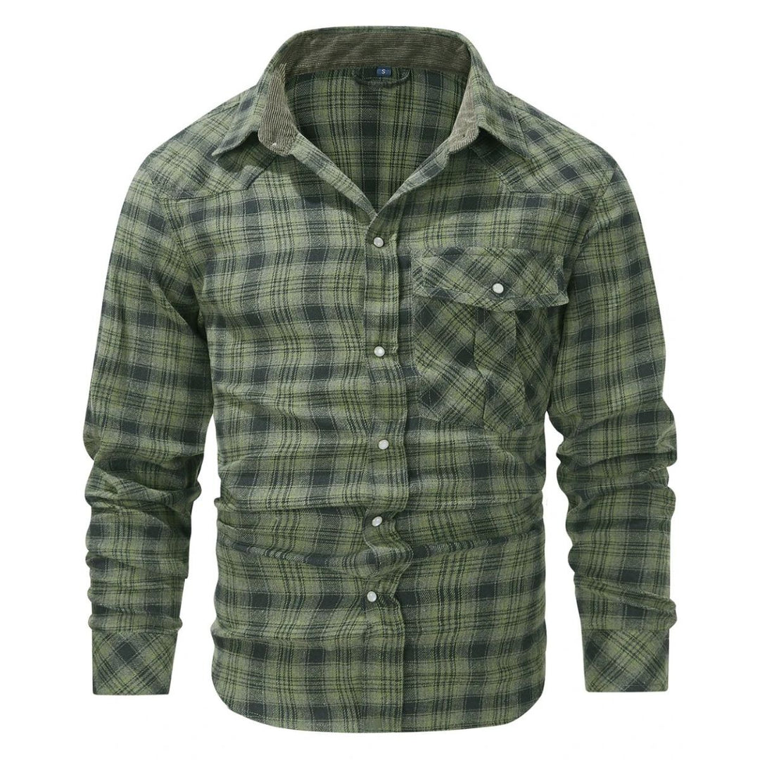 Checked men's shirt for autumn & winter – Tobias