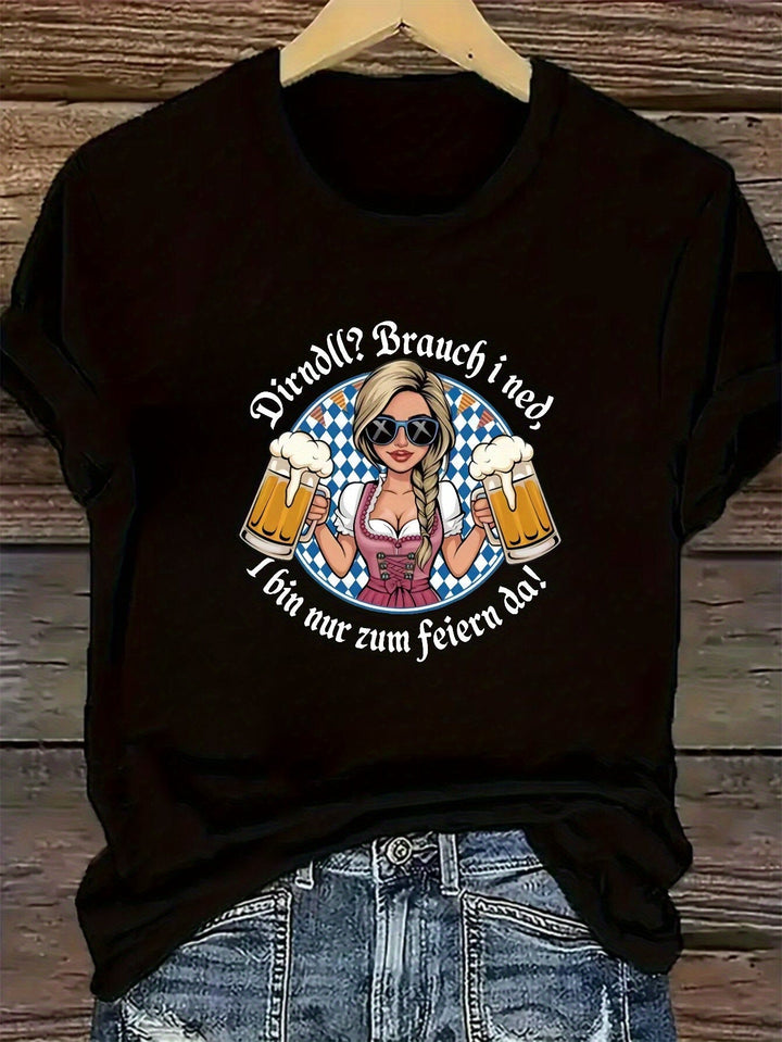 Women's Plus Size Short-Sleeve T-Shirt – Liesl Oktoberfest 2026