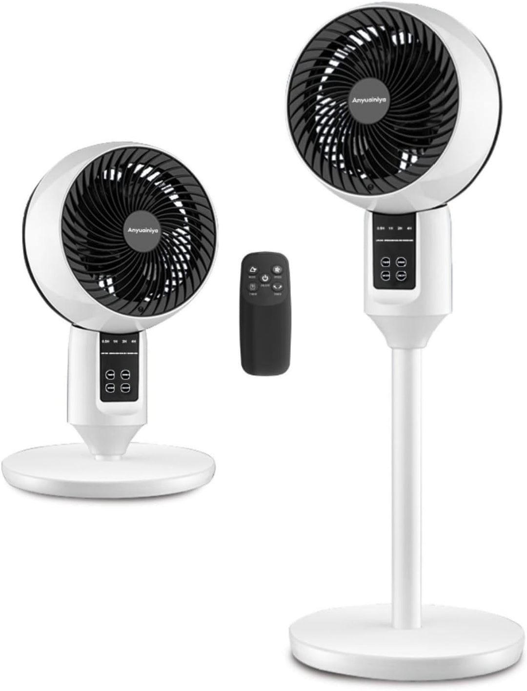 Adjustable Pedestal Fan with 3D Oscillation – Aerion