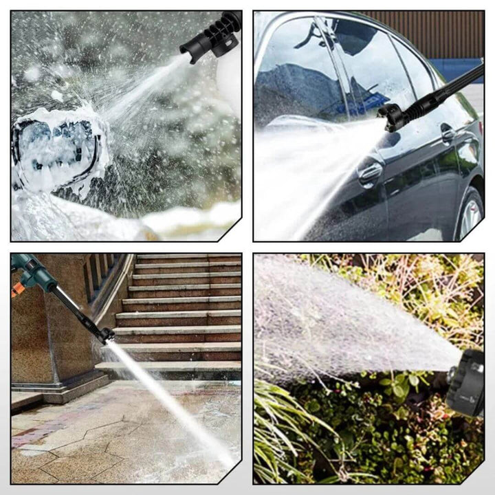 Cordless high-pressure cleaner for car & garden – HydroSwift