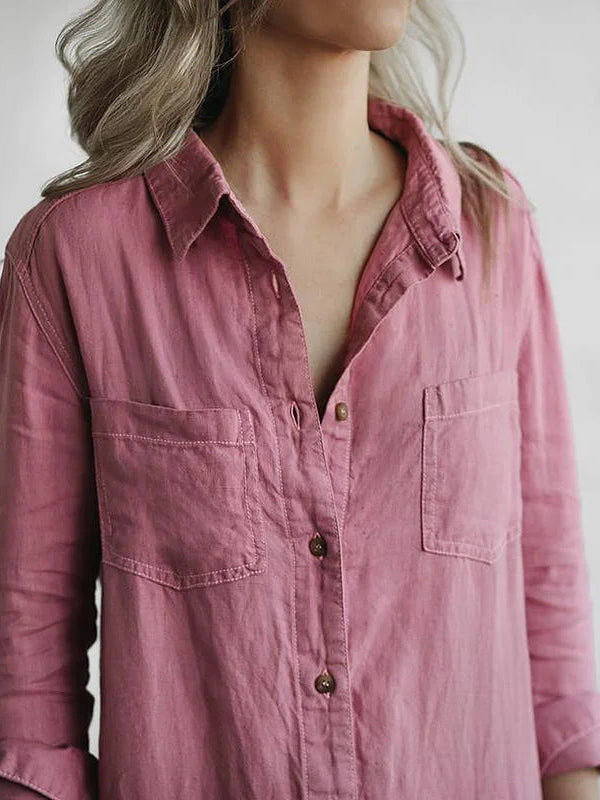 Casual Fall Jumpsuit – Liv | 100% Cotton, with practical pockets