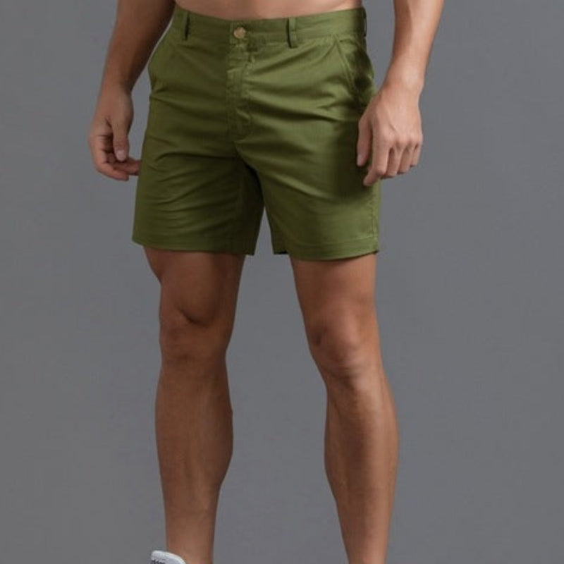 Breathable cotton chino shorts – Sandro