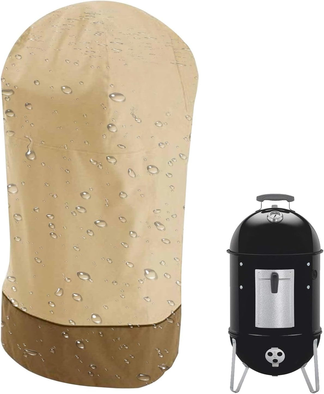 Waterproof Oxford BBQ Smoker Cover with UV Protection – Bravoro