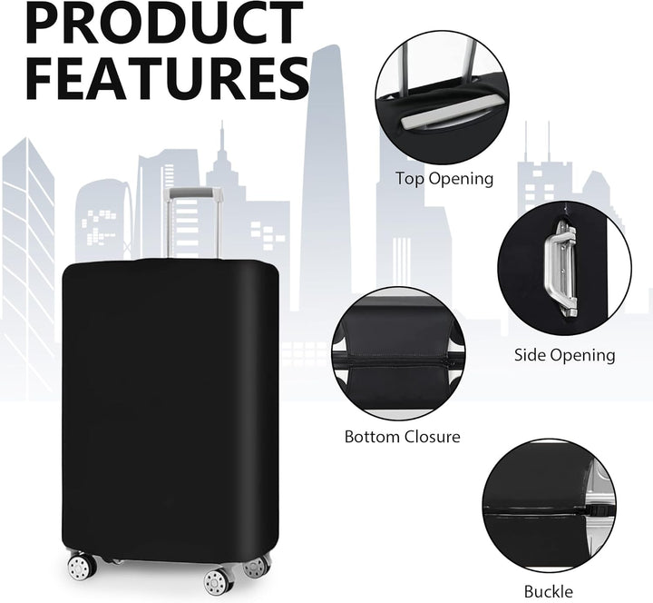 3-Piece Stretchable Luggage Cover Set with Anti-Tear and Dustproof Protection