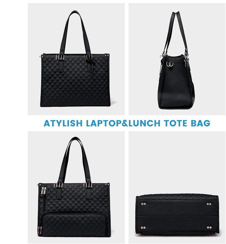 2-in-1 Insulated Lunch & Laptop Tote for Work & Travel