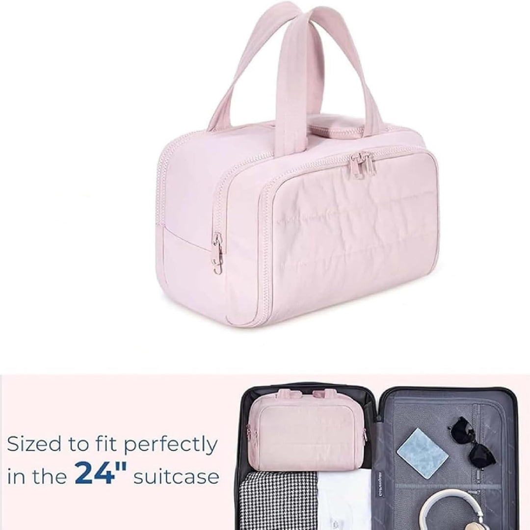 Travel Cosmetic Bag – Large Waterproof Toiletry & Makeup Organizer (4-in-1) – Selvane