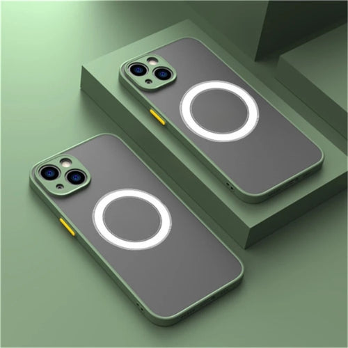 Matte Magnetic Phone Case with Magsafe & Drop Protection – 1+1 FREE