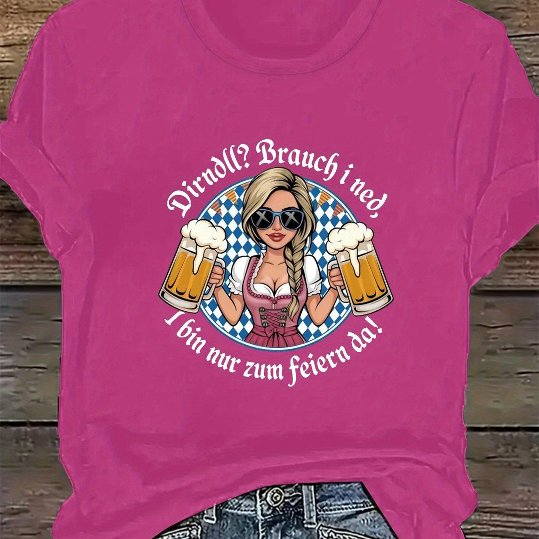 Women's Plus Size Short-Sleeve T-Shirt – Liesl Oktoberfest 2026