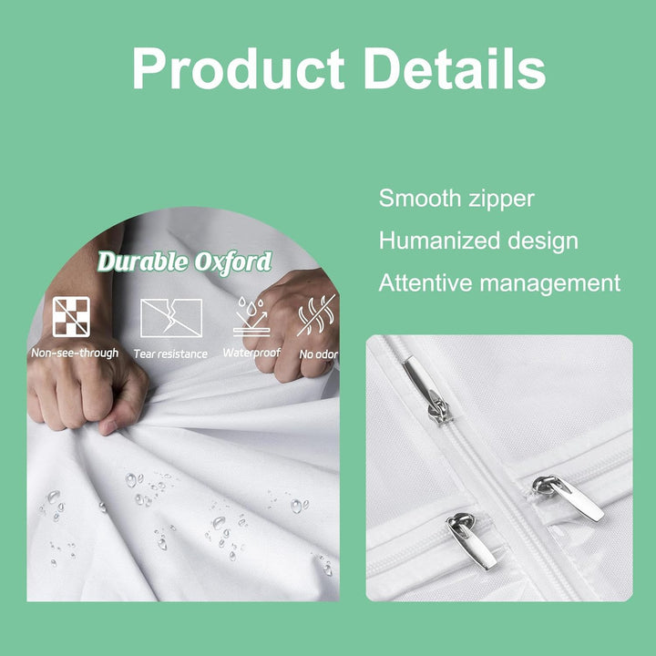 Full-Length Wedding Dress Storage Set – Dustproof Bridal Gown Cover