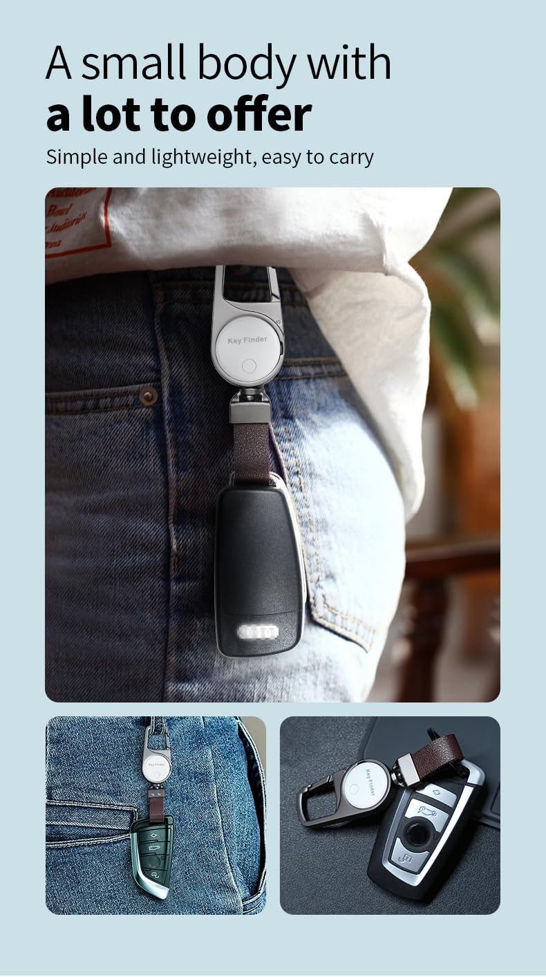 Smart Anti-Lost Locator Keychain – Real-Time Tracking with Find My – Zeyora