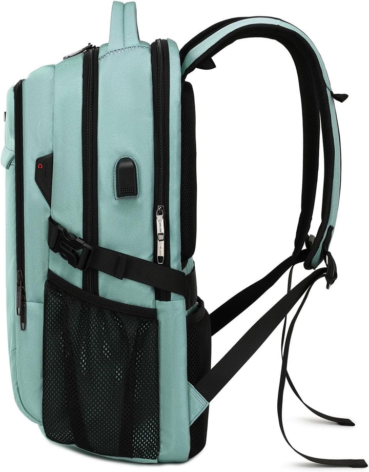 Water-Resistant Travel Laptop Backpack with USB Port & Organised Storage