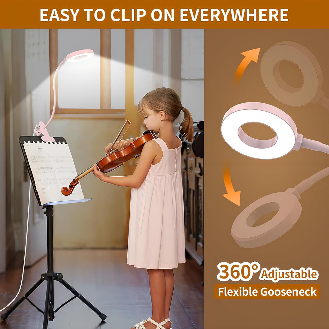 3 Color Modes LED Desk Clamp Lamp with  & Flexible Gooseneck – Selvara (1+1 FREE)