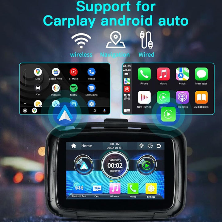 Portable Motorcycle Monitor with 5" IPS Screen – RideMate